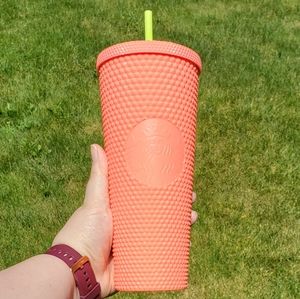 😍New😍 Starbucks Dragonfruit Coral Pink Glossy Venti Tumbler